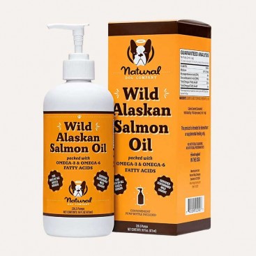 Лососева олія для собак Natural Dog - Wild Alaskan Salmon Oil, 480 мл
