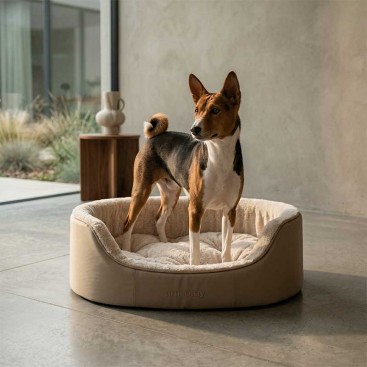 Лежанка Amiplay - Aspen Beige, M (64x55x19 см)