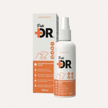 Протипаразитарний спрей для собак і котів Dr.Pets 150 мл