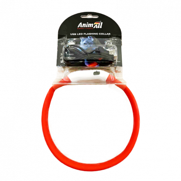 Нашийник з підсвічуванням AnimAll - Usb LED Flashing Collar, S 40 см