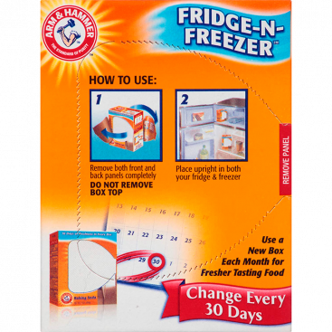 Порошок для удаления запахов в холодильниках и морозилках Arm&Hammer - Fridge-n-Freezer Odor Absorber, 397 г