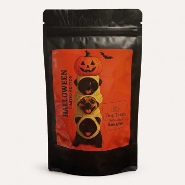 Натуральне печиво для собак яловичина та гарбуз Bark&Tail - Halloween Lmited Edition,50 г