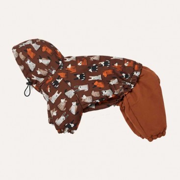 Комбинезон-дождевик для собак Bark&Tail - Autumn Tails