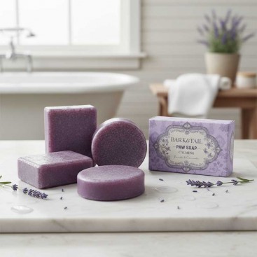 Заспокійливе мило для лап з лавандою Bark&Tail - Paw Soap Calming, 90 г
