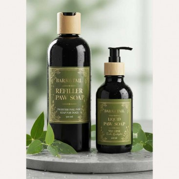 Рідке мило-рефілер для лап з ароматом евкаліпта, вет лінія Bark&Tail-Vet Line liquid paw soap, 500мл Рідке мило-рефілер для лап з ароматом евкаліпта, вет лінія Bark&Tail-Vet Line liquid paw soap, 500мл