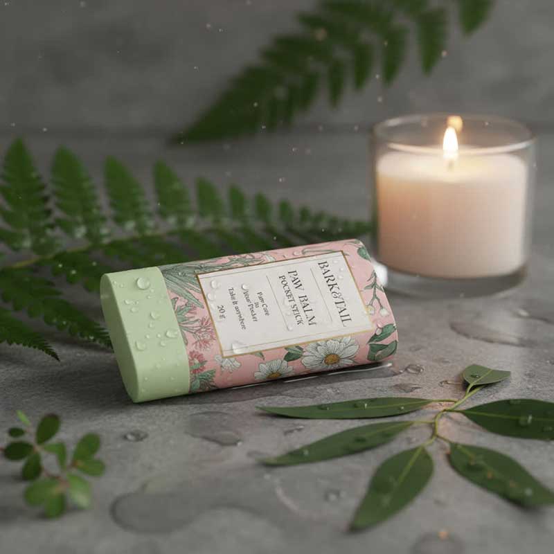 Захисний та зволожуючий бальзам для лап з ароматом зеленого яблука Bark&Tail - Paw Balm, 20 г