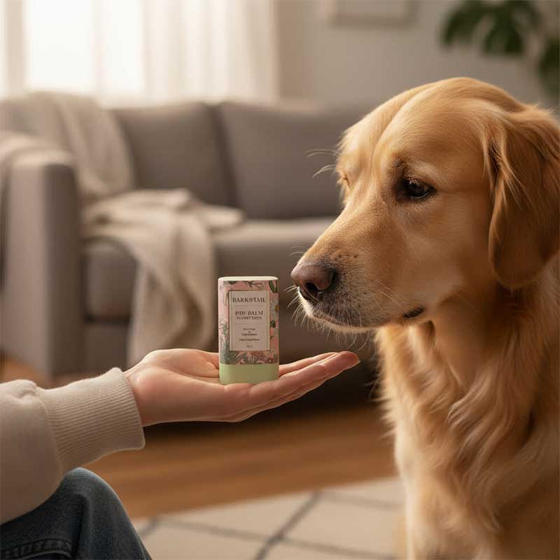 Захисний та зволожуючий бальзам для лап з ароматом зеленого яблука Bark&Tail - Paw Balm, 20 г