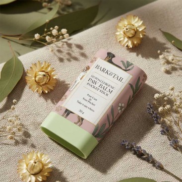 Захисний та зволожуючий гіпоалергенний бальзам для лап Bark&Tail - Paw Balm, 20 г Захисний та зволожуючий гіпоалергенний бальзам для лап Bark&Tail - Paw Balm, 20 г