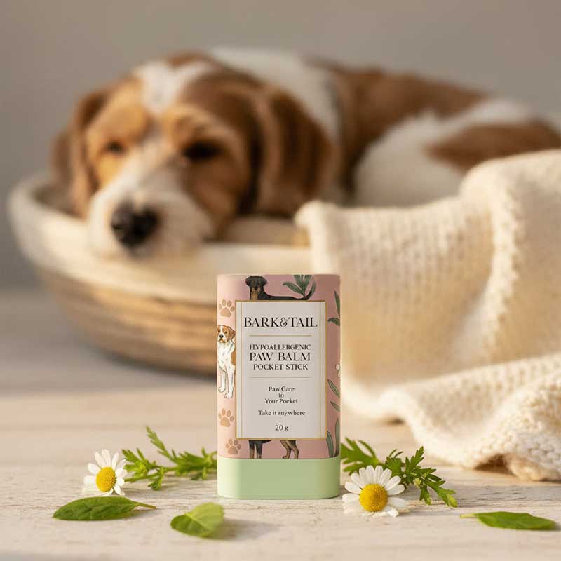 Захисний та зволожуючий гіпоалергенний бальзам для лап Bark&Tail - Paw Balm, 20 г