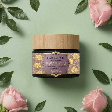 Бальзам для лап з ароматом Bark&Tail - Paw Balm Moisturizing & Softening for Ladies, Mystic Rose 50г