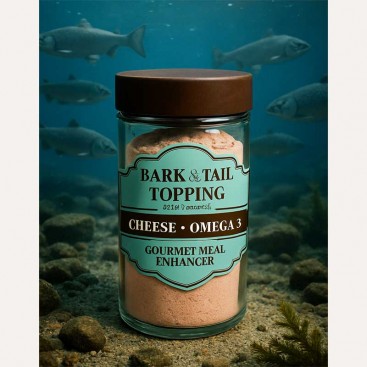 Топінг для кормів зі швейцарського сиру з лососевою олією Bark&Tail - Cheese + Omega 3, 35 г