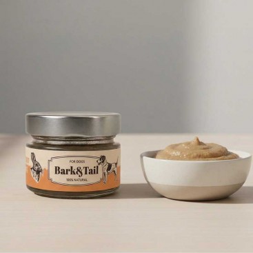 Натуральне пюре для собак з кроликом Bark&Tail - Rabbit Puree, 180 г