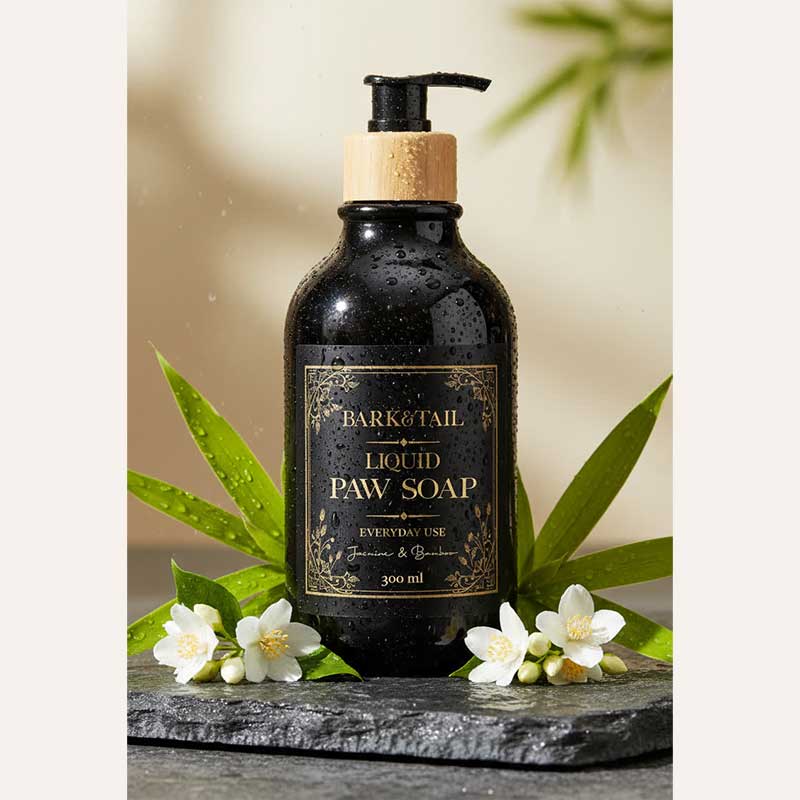Рідке щоденне мило для лап з ароматом жасмину та бамбука Bark&Tail - Everyday liquid paw soap,300 мл