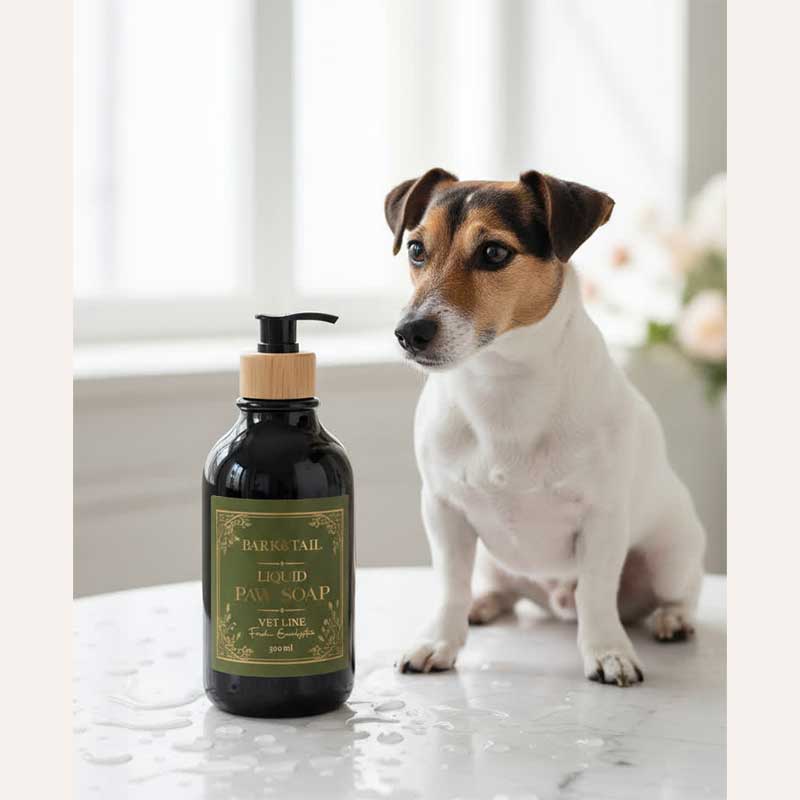 Рідке мило для лап з ароматом евкаліпта, вет лінія Bark&Tail - Vet Line liquid paw soap, 300 мл