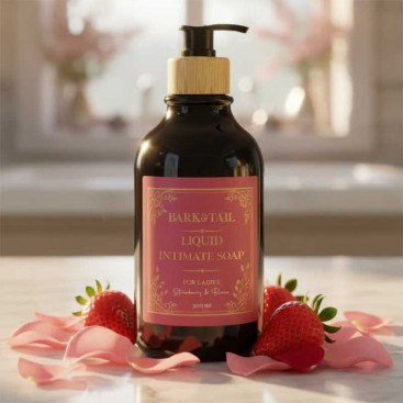 Рідке мило для інтимних зон собак-дівчат Bark&Tail - Intimate liquid paw soap for ladies, 300 мл Рідке мило для інтимних зон собак-дівчат Bark&Tail - Intimate liquid paw soap for ladies, 300 мл