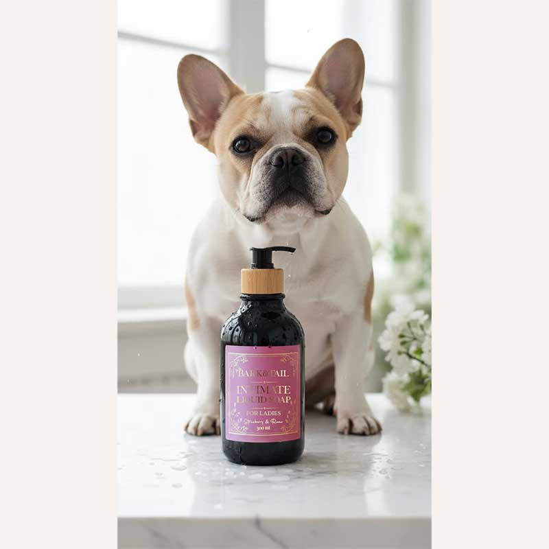 Рідке мило для інтимних зон собак-дівчат Bark&Tail - Intimate liquid paw soap for ladies, 300 мл
