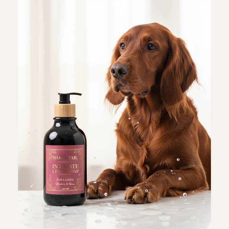 Рідке мило для інтимних зон собак-дівчат Bark&Tail - Intimate liquid paw soap for ladies, 300 мл