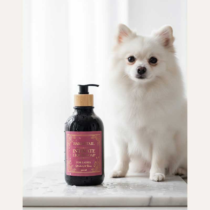 Рідке мило для інтимних зон собак-дівчат Bark&Tail - Intimate liquid paw soap for ladies, 300 мл