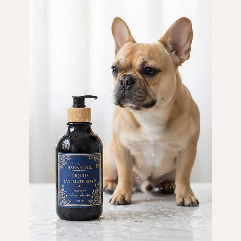 Рідке мило для інтимних зон собак-хлопчиків Bark&Tail - Intimate liquid paw soap for boys, 300 мл