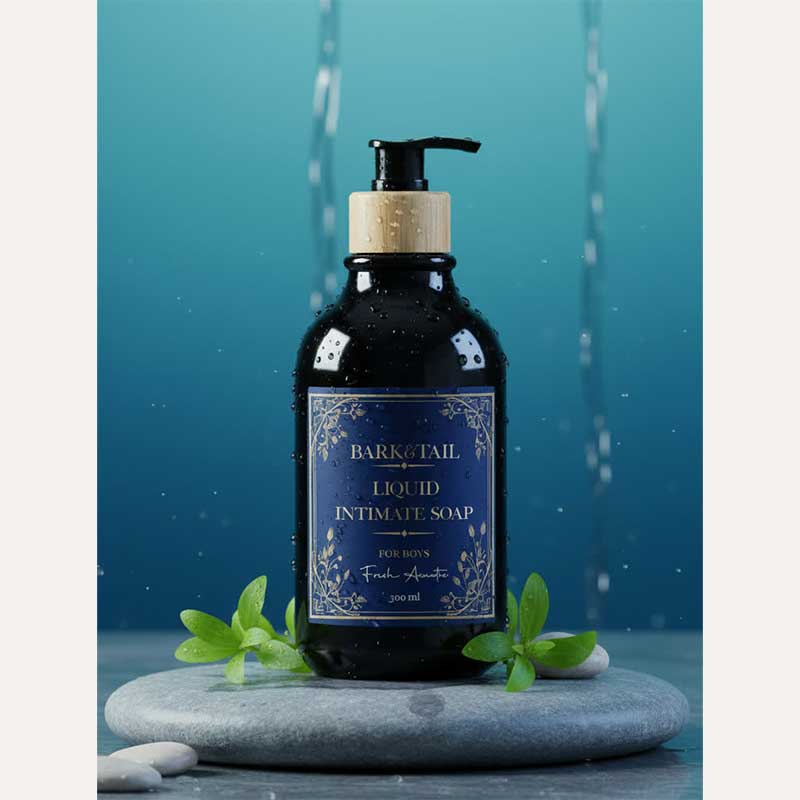 Рідке мило для інтимних зон собак-хлопчиків Bark&Tail - Intimate liquid paw soap for boys, 300 мл