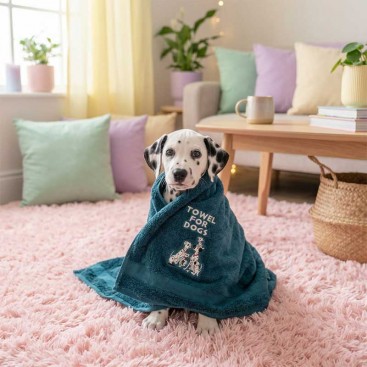 Полотенце для собак с вышивкой Montmorency - Далматинці (50х100 см)