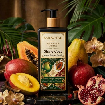 Гіпоалергенний шампунь для відновлення блиску шерсті Bark&Tail - Shine Coat Mexican Botanical,250 мл