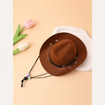 Капелюх для домашніх тварин Pet Western - Brown
