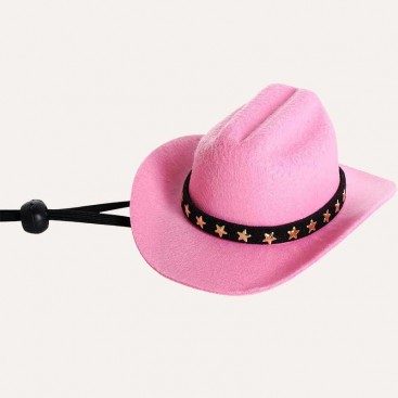 Капелюх для домашніх тварин Pet Western  - Pink, S