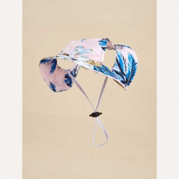 Панама для домашних животных солнцезащитная - Dog panama hat Pink/Blue, S