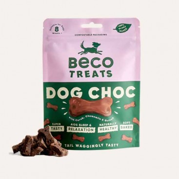 Ласощі для собак Beco Pets Шоколад з ромашкою та кіноа 70 г
