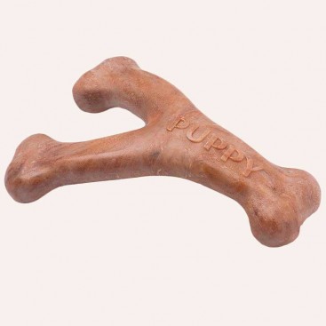 Жувальна іграшка для цуценят зі смаком бекону Benebone - Wishbone Puppy Bacon, S