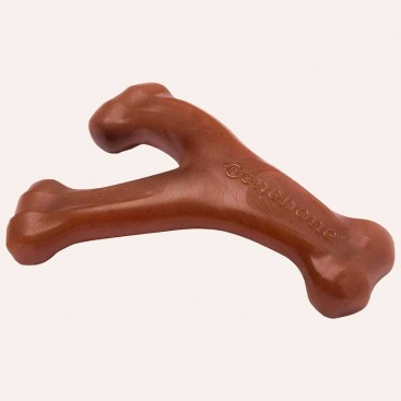 Жувальна іграшка зі смаком арахісової пасти Benebone - Wishbone peanut butter, S
