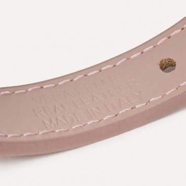 Кожанная шлея BranniPets - Arnés Nara Pink, M 33-39 см