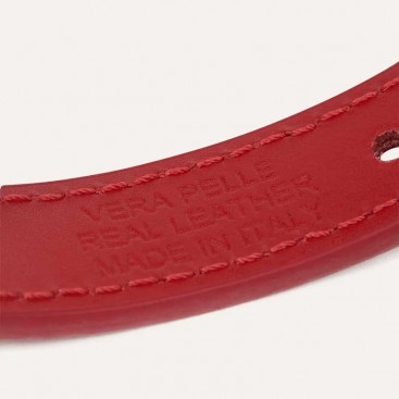 Кожанная шлея BranniPets - Arnés Nara Red, XS 24-30 см