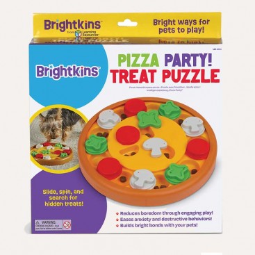 Интерактивная игрушка для собак Brightkins - Pizza Party Treat Puzzle