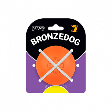 Мяч для собак Bronzedog - Superball оранжевый, 6.35 см