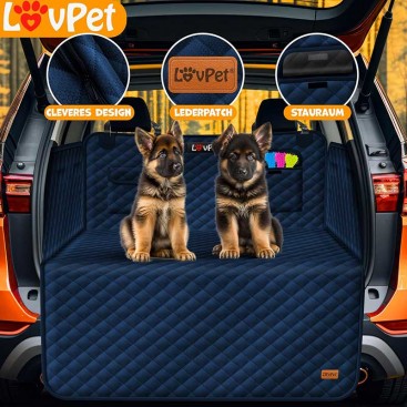 Чехол на заднее сиденье автомобиля LovPet - Protector, Blue