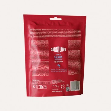 Хрустящее лакомство для собак лосось и голубика Carnilove-Snack Salmon with Blueberries, 200 г