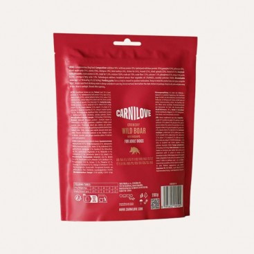 Хрустящие лакомства для собак дикий кабан и шиповник Carnilove-Snack Wild Boar with Rosehips, 200 г