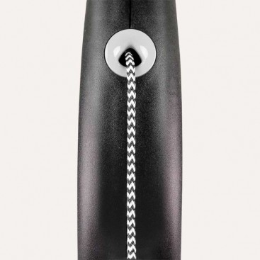 Поводок-рулетка для собак Flexi Black Design трос черный XS 3 м