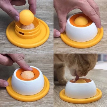 Lick Ball КЕТТІМЕН КУЛЬКА ЛИЗУН миска для рідких ласощів для котів