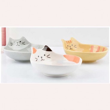 Керамічна миска для котів Ceramicо - Gray cat, 220 мл