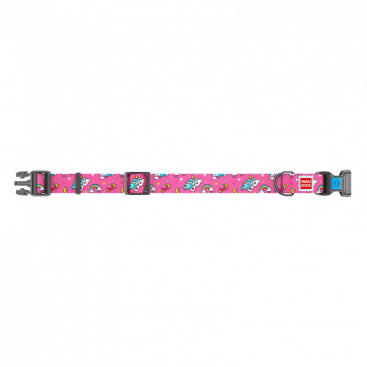 Ошейник Collar - WauDog Nylon Unicorns, 24-40 см