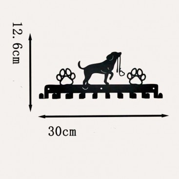 Настенный держатель для поводков на 10 крючков CozyHome - Leash holder Multi Dog