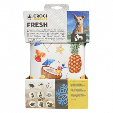 Охолодний килимок для собак та котів Croci - Fresh Cocktails, 90х50 см