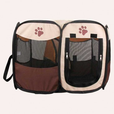 Манеж для собак Decdeal, Beige-brown