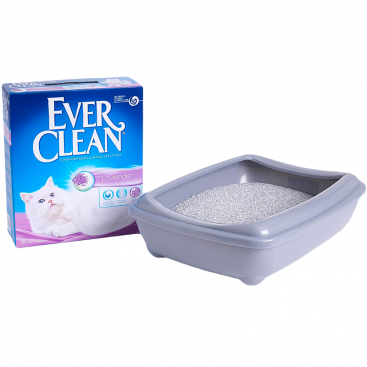Наповнювач для котячих туалетів з ароматом лаванди Ever Clean - Lavender, 6 л