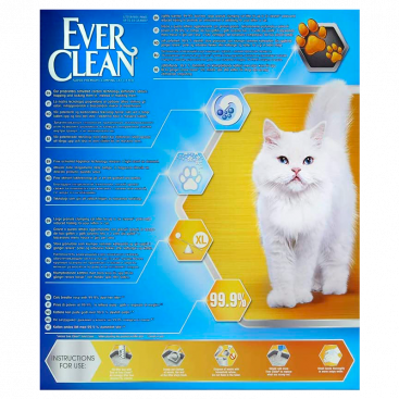 Наполнитель для кошачьих туалетов с большими гранулами Ever Clean - Litterfree Paws, 6 л