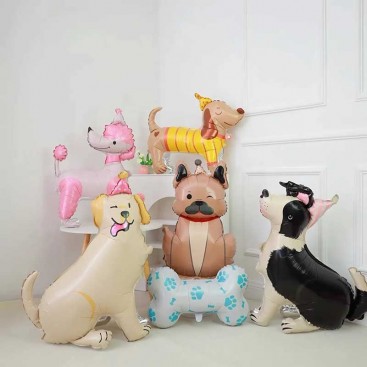 Воздушный шарик 3D на день рождения собачки Fiesta - Labrador