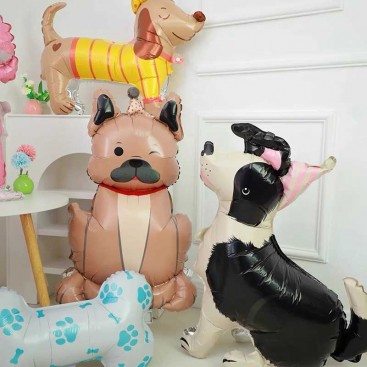 Воздушный шарик 3D на день рождения собачки Fiesta - Border collie